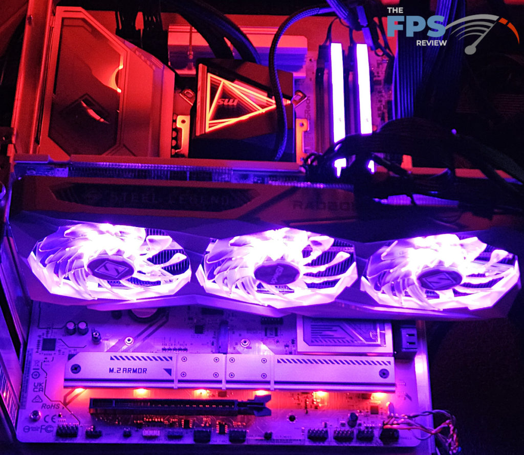ASRock B850 Steel Legend WiFi motherboard: RGB