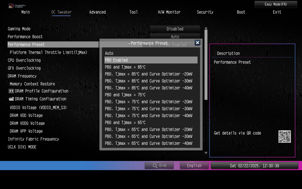 ASRock Phantom Gaming B850 RIPTIDE WiFi motherboard: BIOS