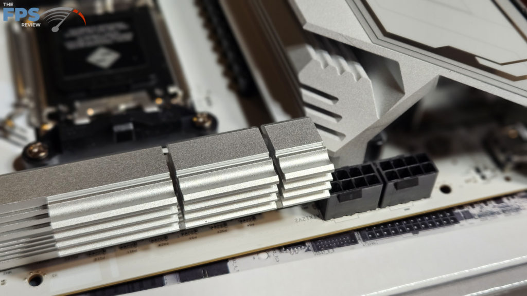ASRock B850 Steel Legend WiFi motherboard: VRM heatsink