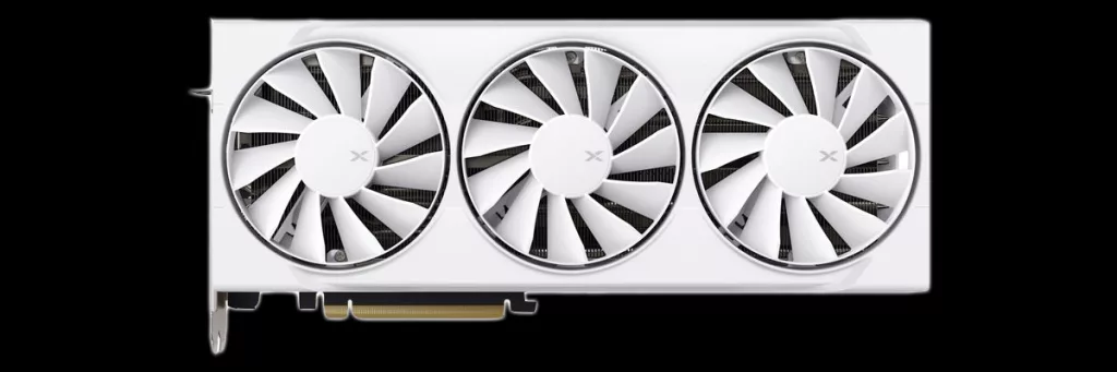 XFX Swift AMD Radeon RX 9070 OC White Triple Fan Gaming Edition Video Card
