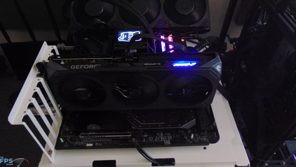 GIGABYTE GeForce RTX 5060 Ti GAMING OC 16G Installed in Computer with RGB