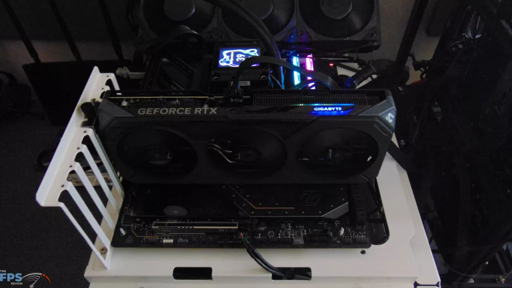 GIGABYTE GeForce RTX 5060 Ti GAMING OC 16G Installed in Computer with RGB