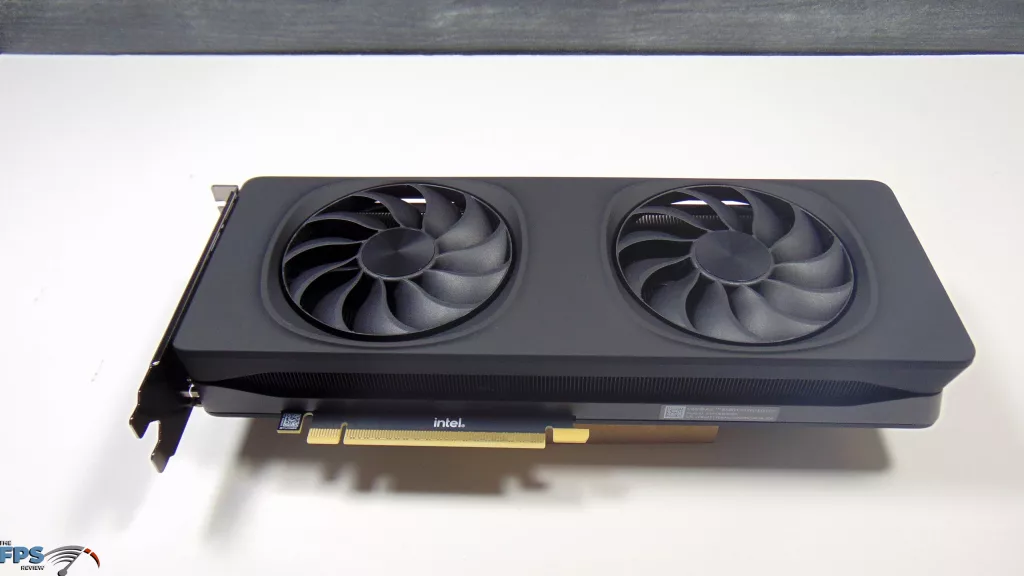 Intel Arc B580 Limited Edition Card Top