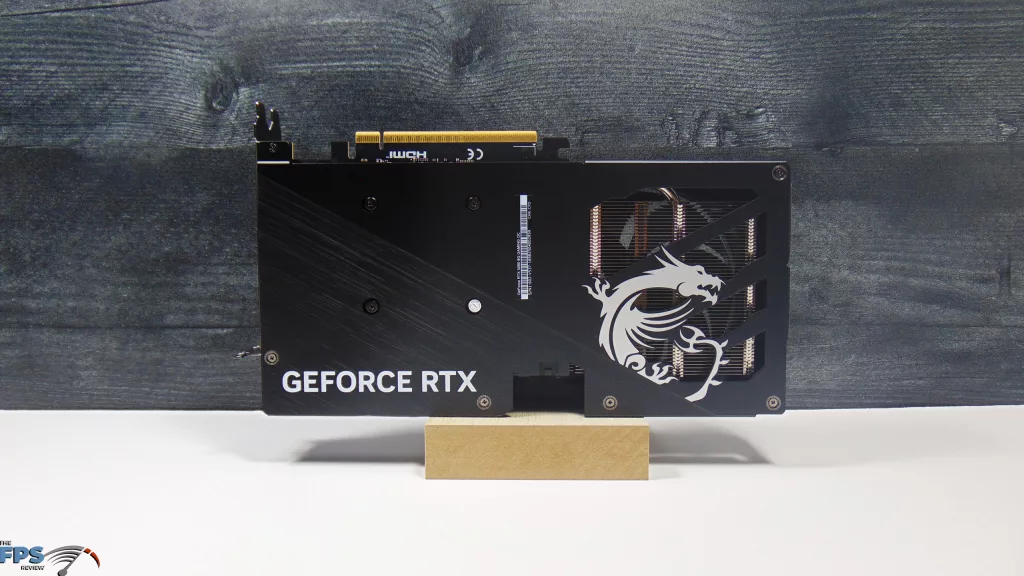 MSI GeForce RTX 5060 8G GAMING OC Video Card Back