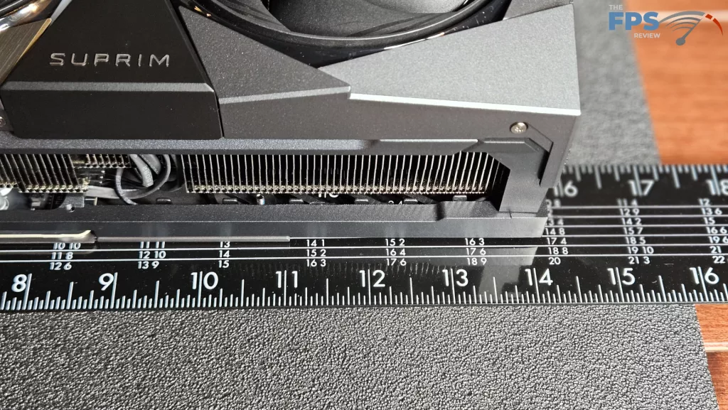 MSI GeForce RTX 5090 32G SUPRIM SOC: measurement