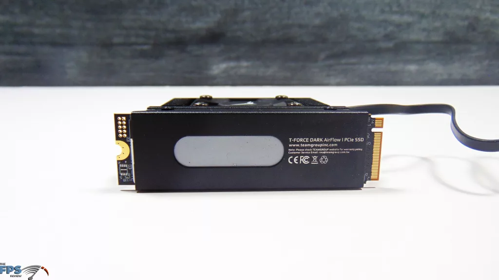 TEAMGROUP T-FORCE GE PRO AirFlow I 2TB PCIe Gen5 M.2 NVMe SSD Bottom View