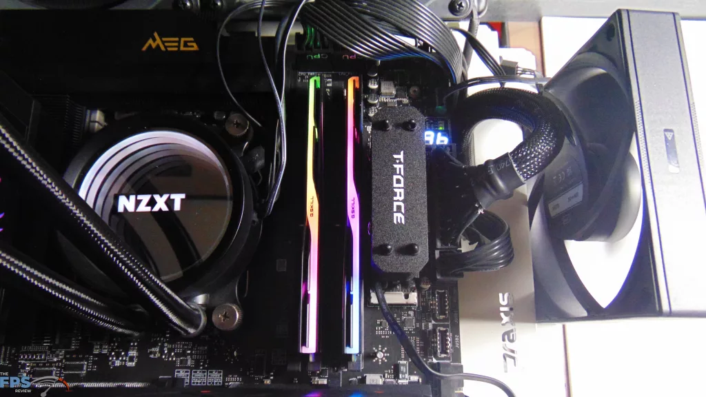 TEAMGROUP T-FORCE GE PRO AirFlow I 2TB PCIe Gen5 M.2 NVMe SSD Installed in Computer