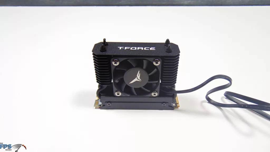 TEAMGROUP T-FORCE GE PRO AirFlow I 2TB PCIe Gen5 M.2 NVMe SSD Top Down View