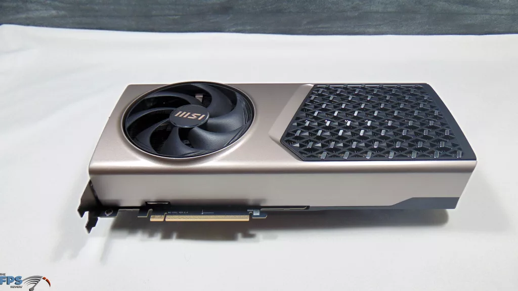  MSI GeForce RTX 5080 16G EXPERT OC Top View