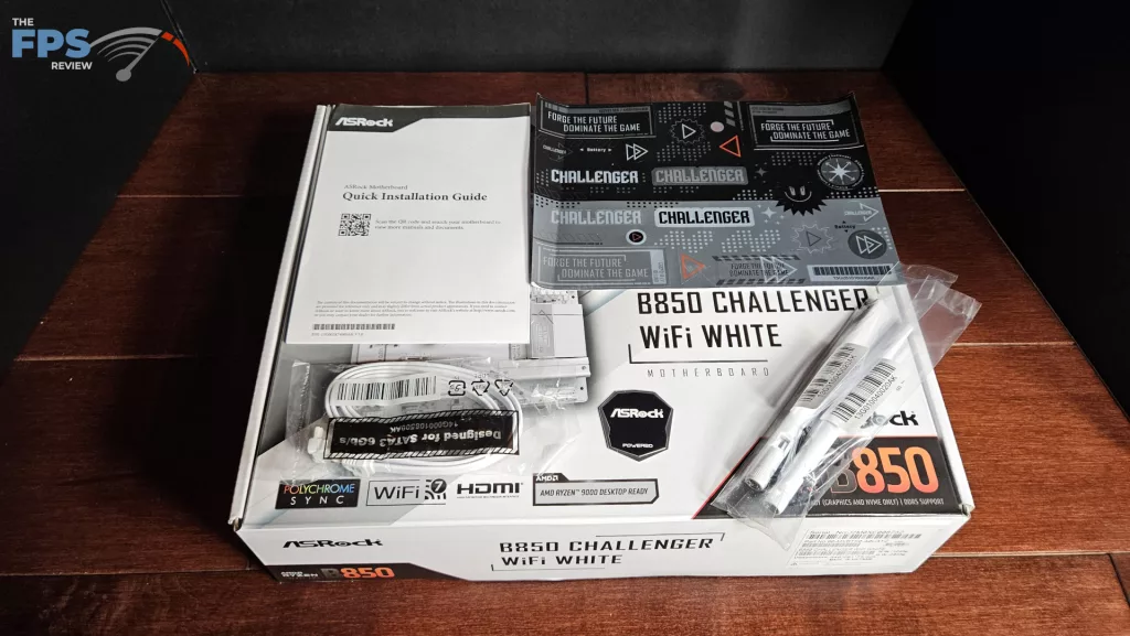 ASRock B850 CHALLENGER WiFi WHITE: accessories