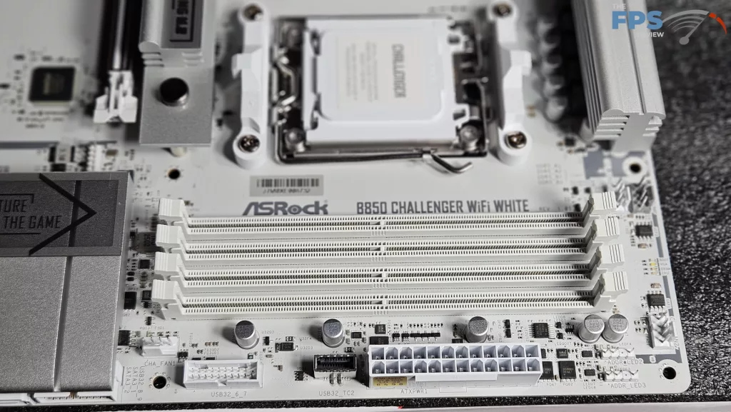 ASRock B850 CHALLENGER WiFi WHITE: RAM sockets