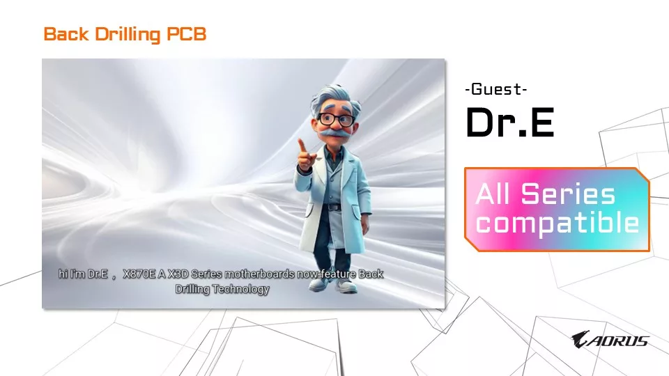 GIGABYTE X870E AORUS ELITE X3D Motherboard Press Briefing Information Presentation Slides