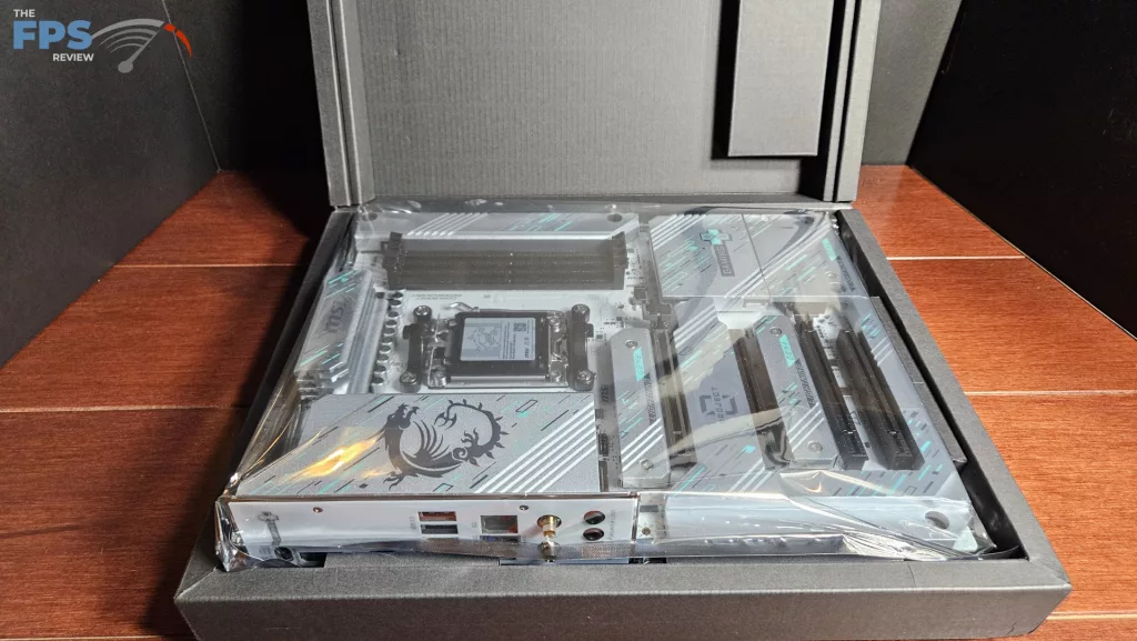 MSI B850 GAMING PLUS WiFi PZ motherboard: open box