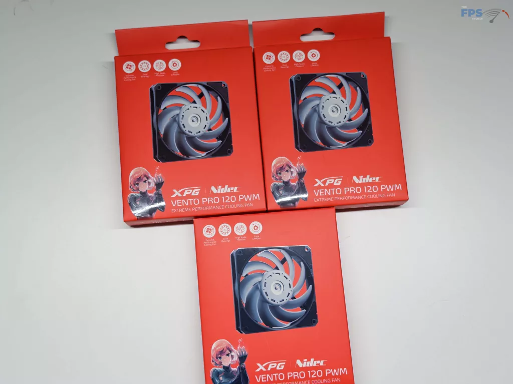 3-Pack of fan packaging