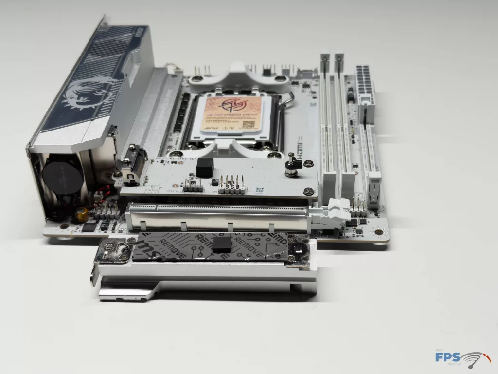 Bottom of motherboard