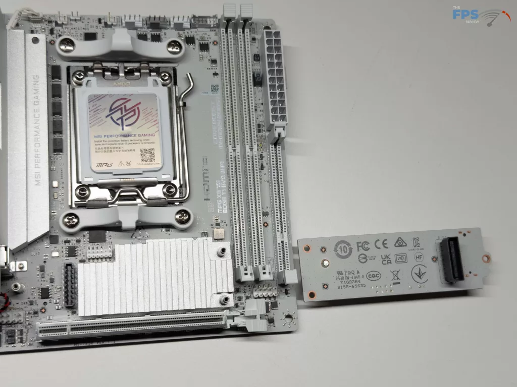 Bottom of motherboard